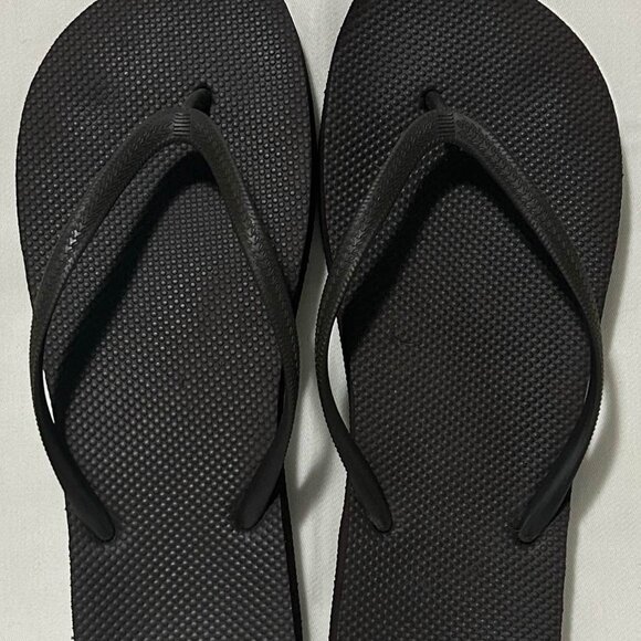 No Label - Unisex Classic Brown Flip-Flops - Picture 1 of 3